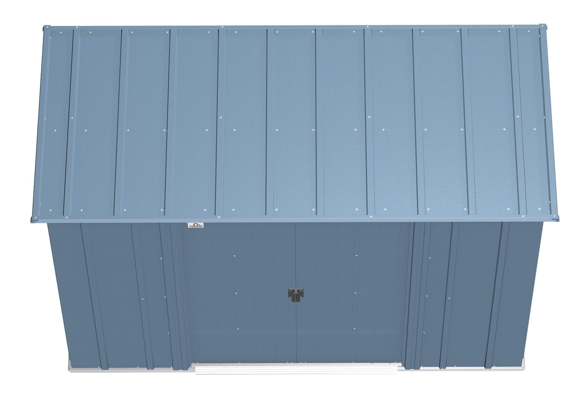 Classic Galvanized Steel Storage Shed, Blue Grey, 8-ft x 4-ft Y2S8 - product image 5