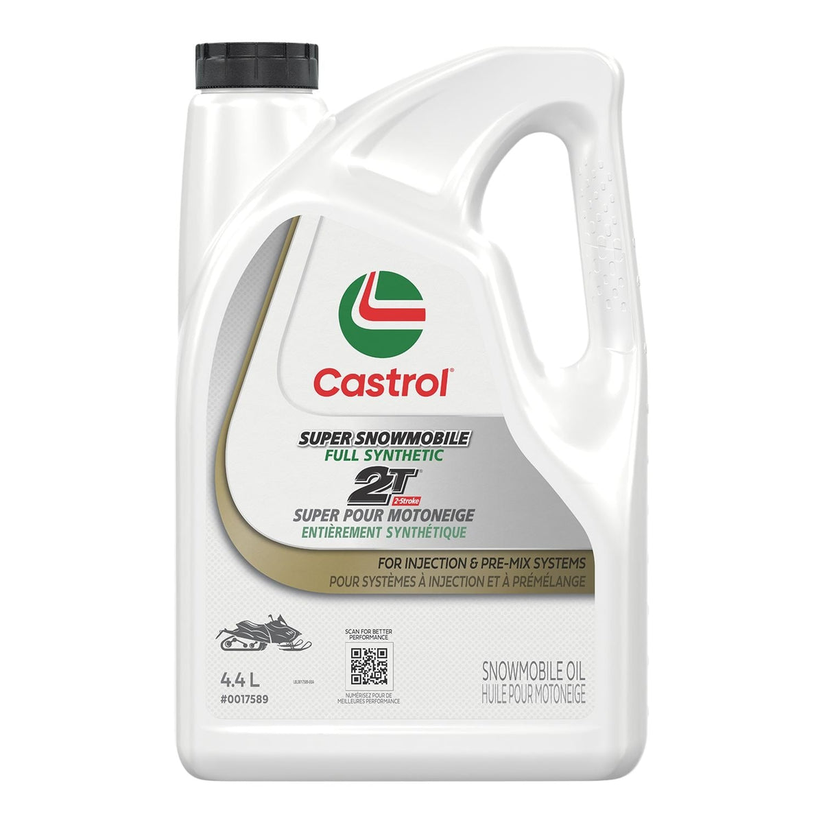 2 Stroke Snowmobile Full Synthetic Oil Jug, 4.4-L L4P5 - product image 1
