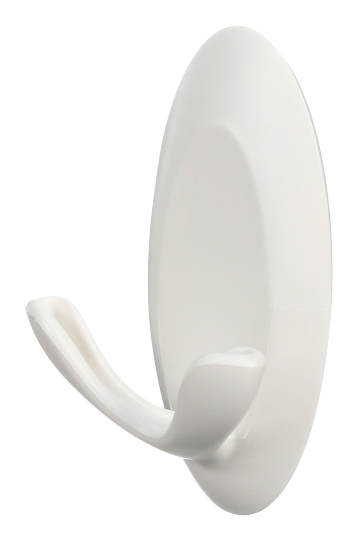Decorative Quartz Double Hook with Adhesive Strips, White, 3-lbs, 2 Strips Per Pack S6R4 - product image 1