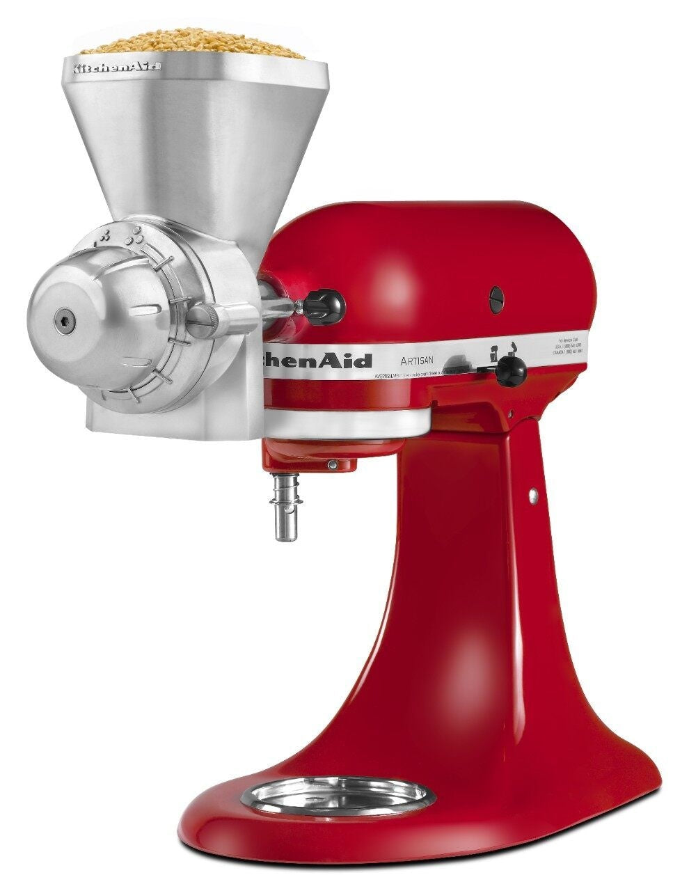 Grain Mill Stand Mixer Attachment with 12 Grind Levels P2V8 - product image 3