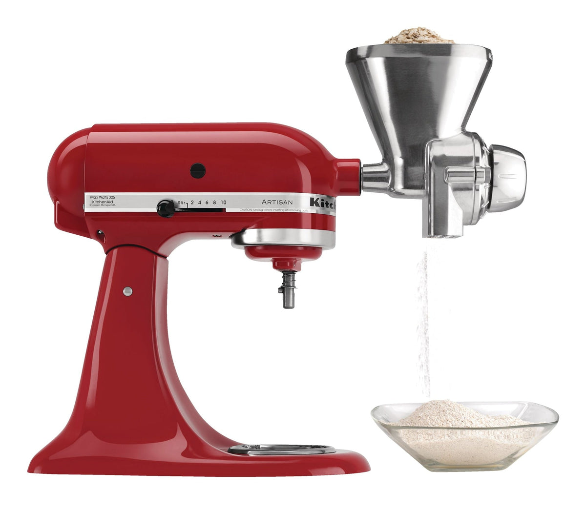 Grain Mill Stand Mixer Attachment with 12 Grind Levels P2V8 - product image 5