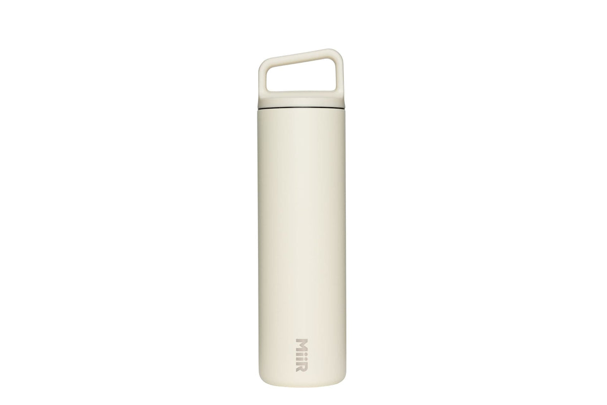 Wide Mouth Stainless Steel Insulated Travel Water Bottle, Sandstone White, 20-oz H5N4 - product image 1