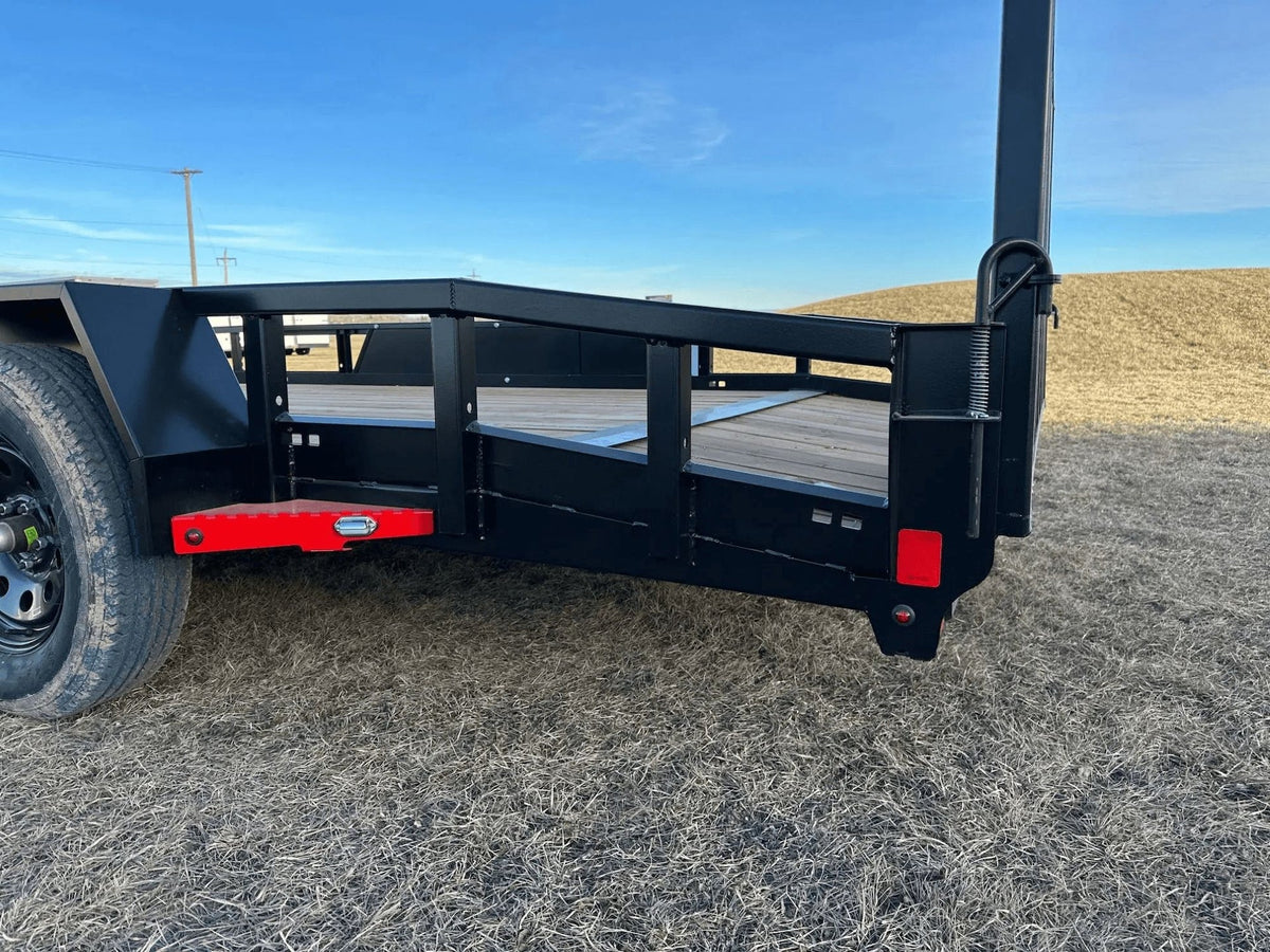 83-in x 16-ft Tandem Axle Utility Trailer, Black J9B1 - product image 3