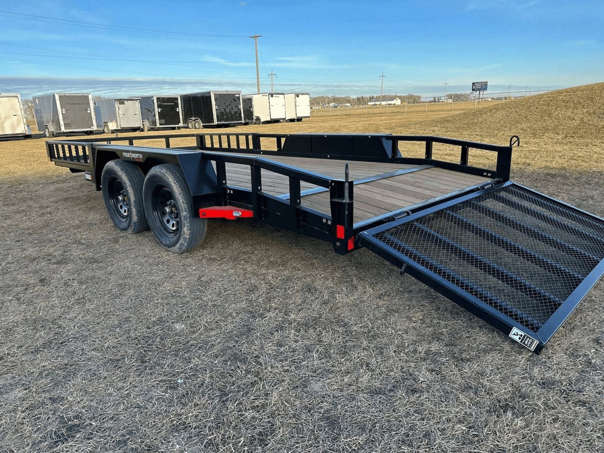 83-in x 16-ft Tandem Axle Utility Trailer, Black J9B1 - product image 4