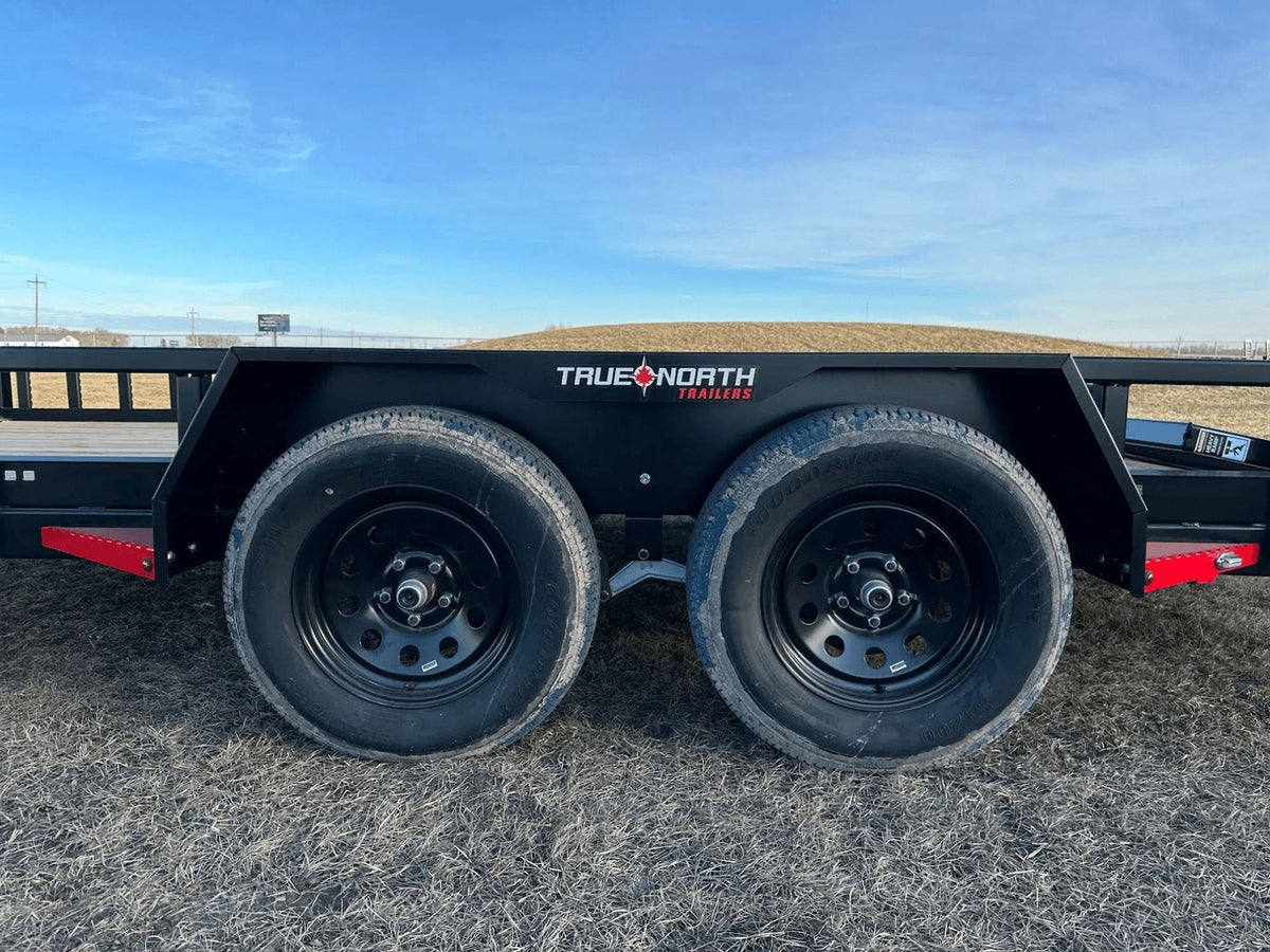 83-in x 16-ft Tandem Axle Utility Trailer, Black J9B1 - product image 5