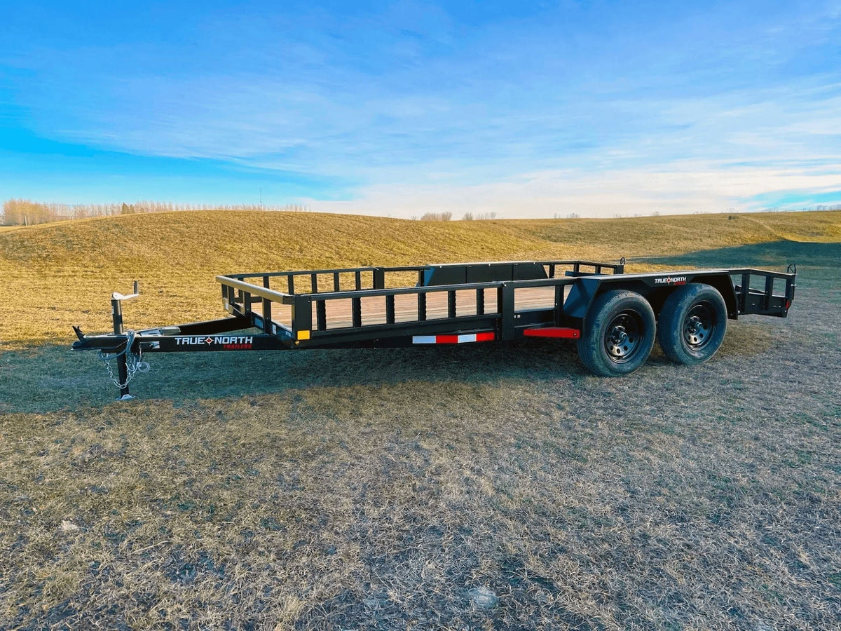 83-in x 16-ft Tandem Axle Utility Trailer, Black J9B1 - product image 6
