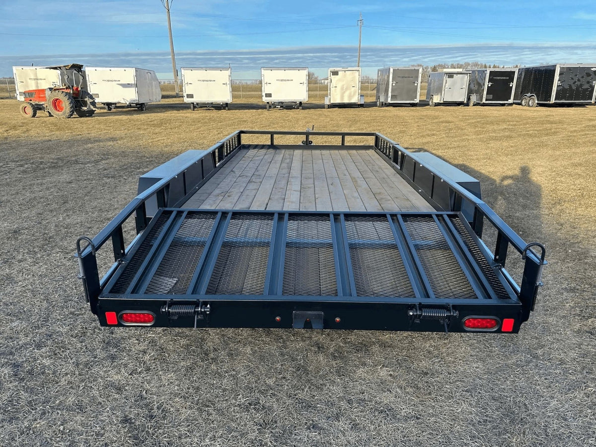 83-in x 16-ft Tandem Axle Utility Trailer, Black J9B1 - product image 7