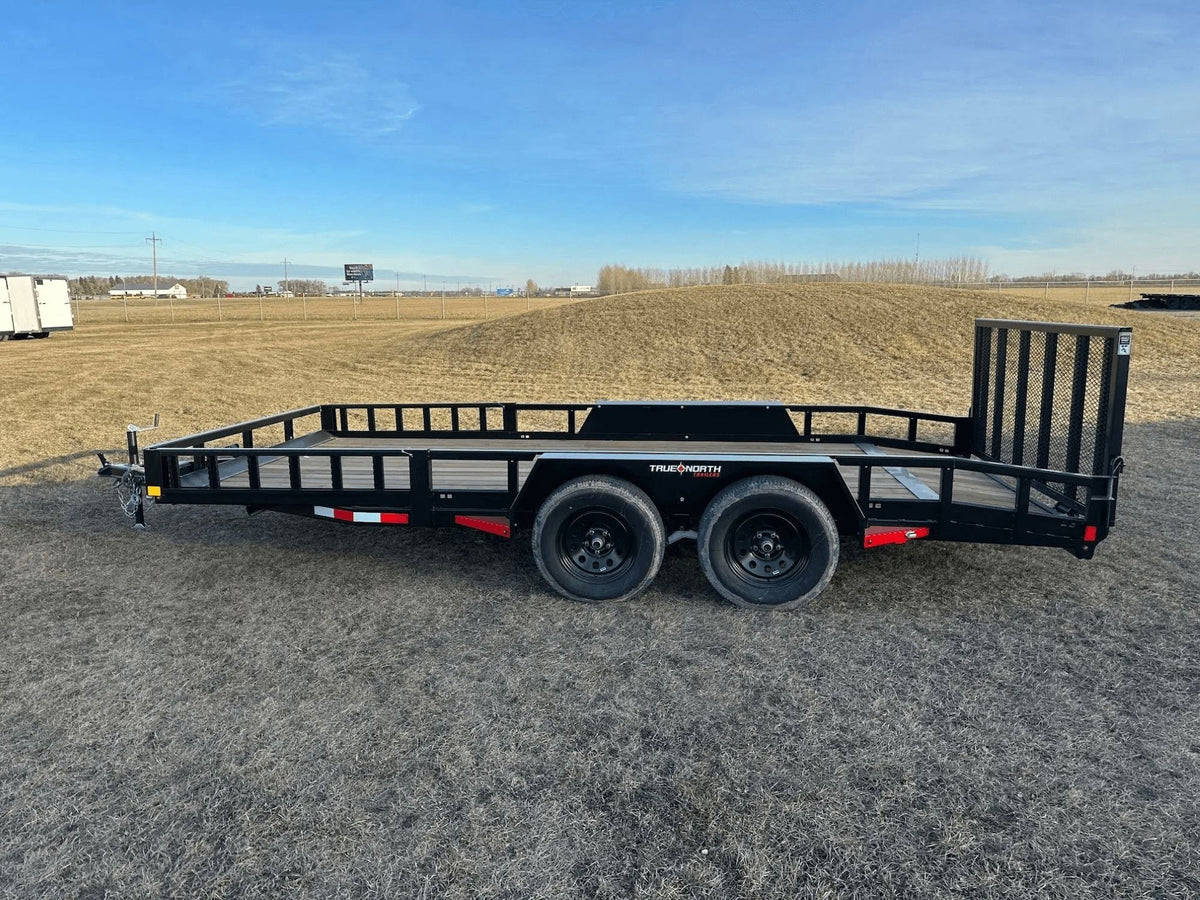 83-in x 16-ft Tandem Axle Utility Trailer, Black J9B1 - product image 8
