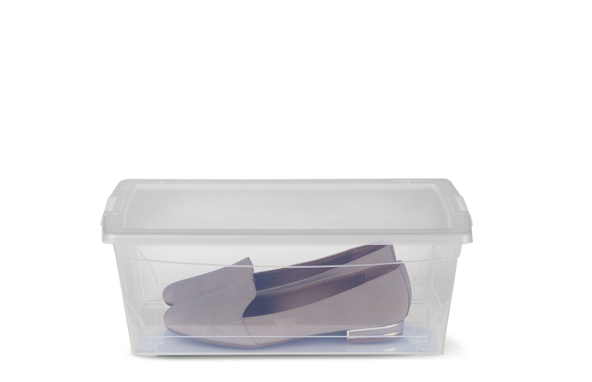 type A Clarity Transparent Storage Box with Lid, 9-L V0S1 - product image 4