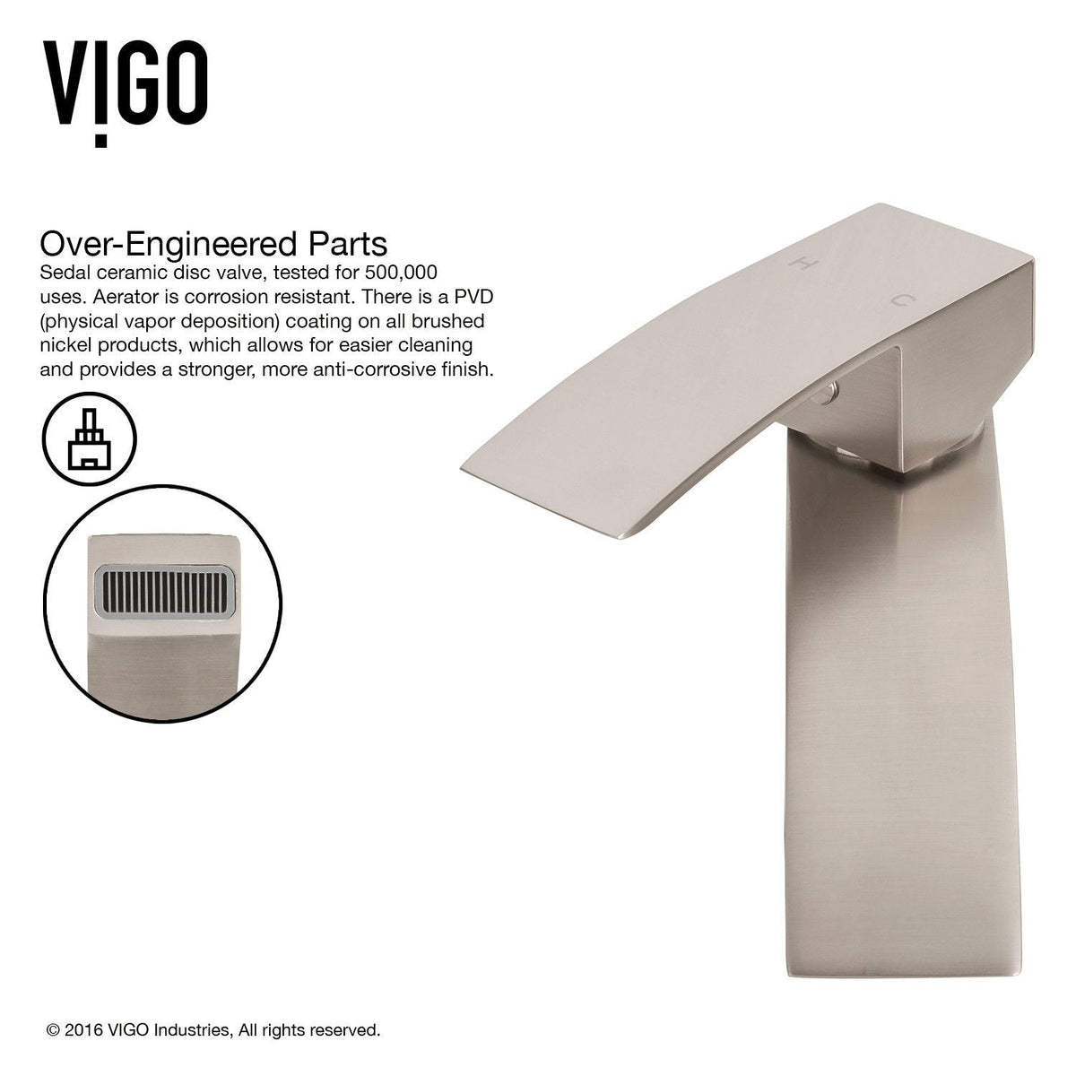 Duris Single Handle Single Hole Bathroom Sink Faucet, WaterSense Certified, Chrome E4E5 - product image 8
