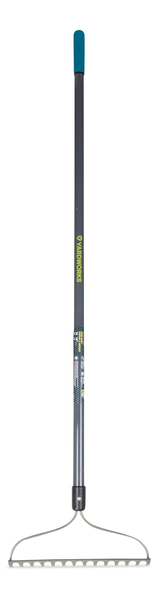 Metal 14-Tine L-Shaped Bow Rake, 60-in, Fibreglass Shaft K9M2 - product image 1