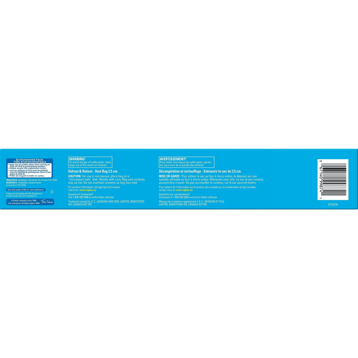 Extra Large Freezer Plastic Bags, 5.5-L, 10-pk E3A4 - product image 6