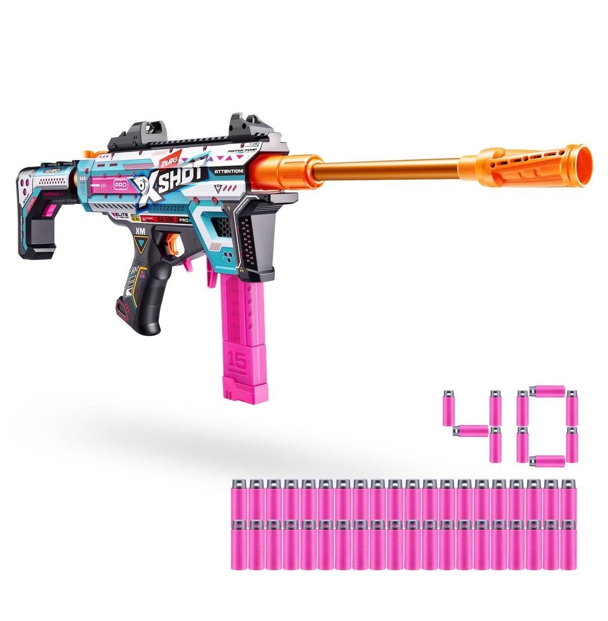 X-Shot Pro Motorized Foam Dart Toy Blaster with 40 Darts V1R2 - product image 2