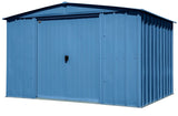 Classic Galvanized Steel Storage Shed, Blue Grey, 10-ft x 8-ft F1M9 - product image 3