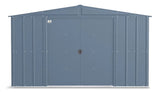 Classic Galvanized Steel Storage Shed, Blue Grey, 10-ft x 8-ft F1M9 - product image 6