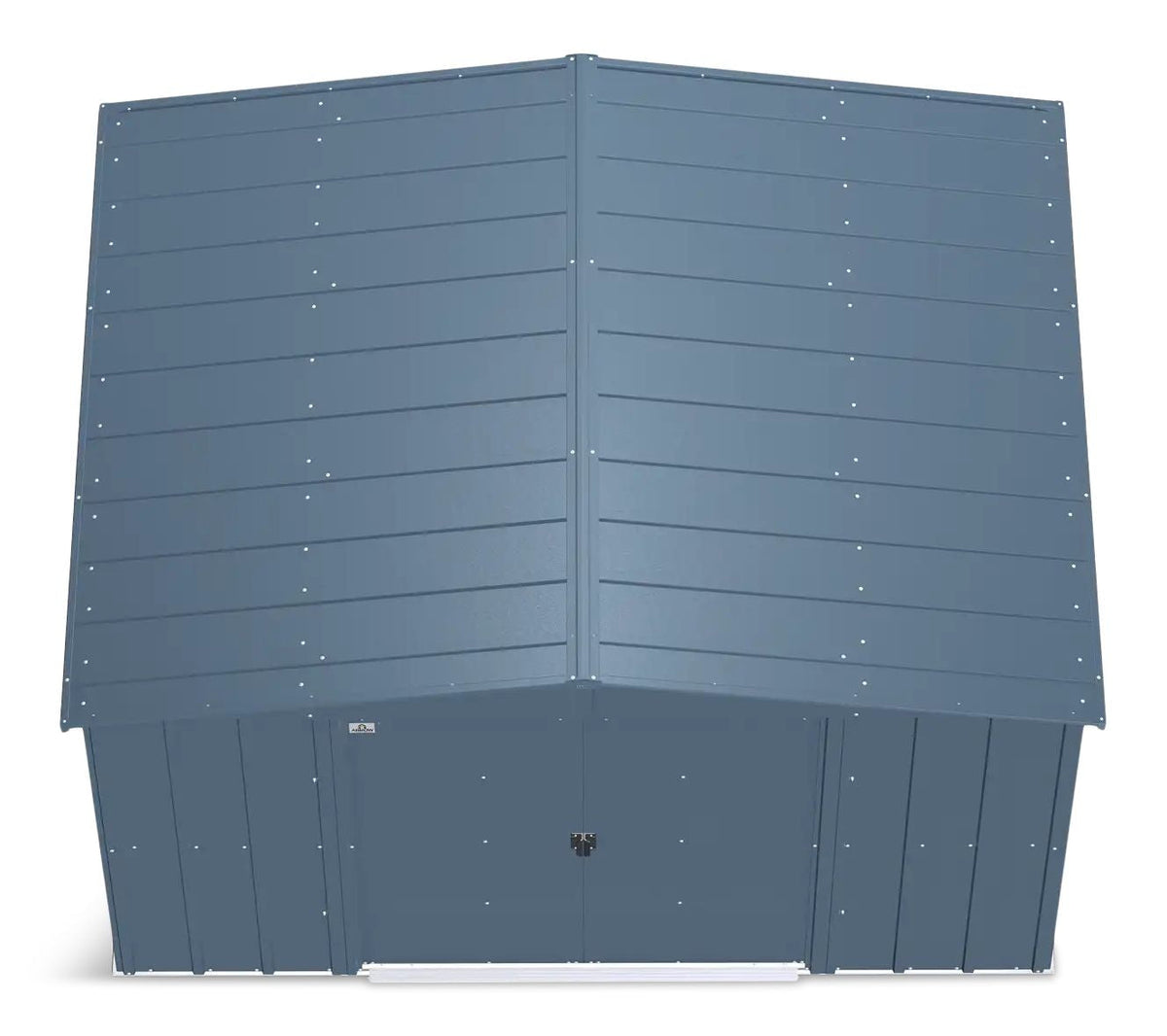 Classic Galvanized Steel Storage Shed, Blue Grey, 10-ft x 8-ft F1M9 - product image 8