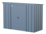 Classic Galvanized Steel Storage Shed, Blue Grey, 8-ft x 4-ft Y2S8 - product image 1
