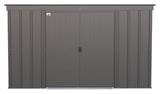 Classic Galvanized Steel Storage Shed, Charcoal, 10-ft x 4-ft F2C9 - product image 3