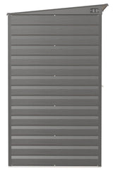 Select Galvanized Steel Storage Shed, Charcoal, 8-ft x 4-ft B2Q7 - product image 7