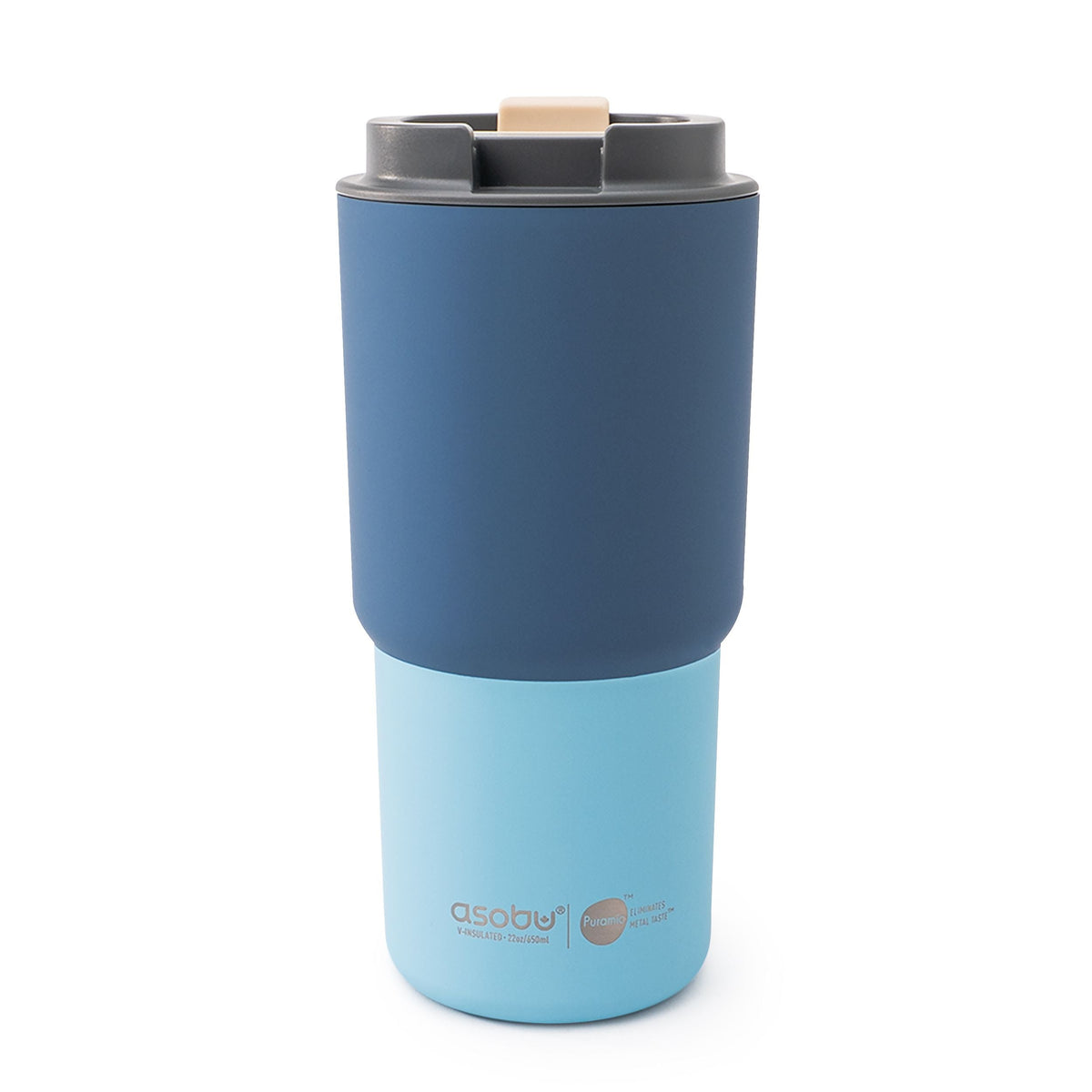 Pick-me-up Ceramic Travel Mug, 22-oz, Pastel Blue F9M3 - product image 1