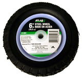 Steel Lawn Mower Wheel with Ball Bearings, 6-in x 1.5-in G8S1 - product image 1