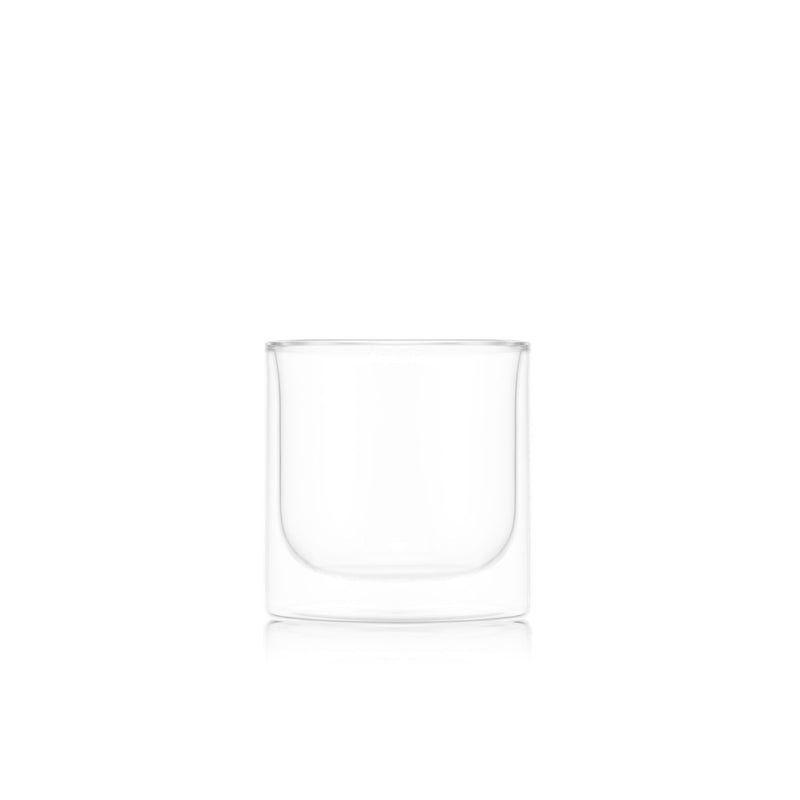 SKÅL Double Wall Whiskey Glass Set, 2-pc Y7U9