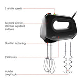 MultiMix 2 5-Speed Hand Mixer, Includes MultiWhisk Beater, 250W, Black B9B4 - product image 3