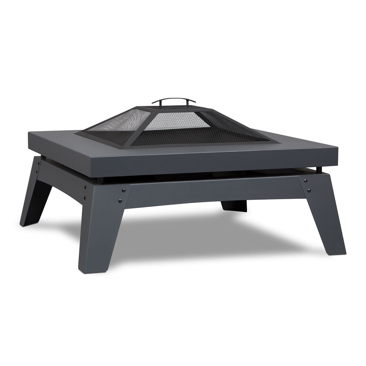 Square Steel Wood Burning Fire Pit in Gray, 37-in X9G7 - product image 2