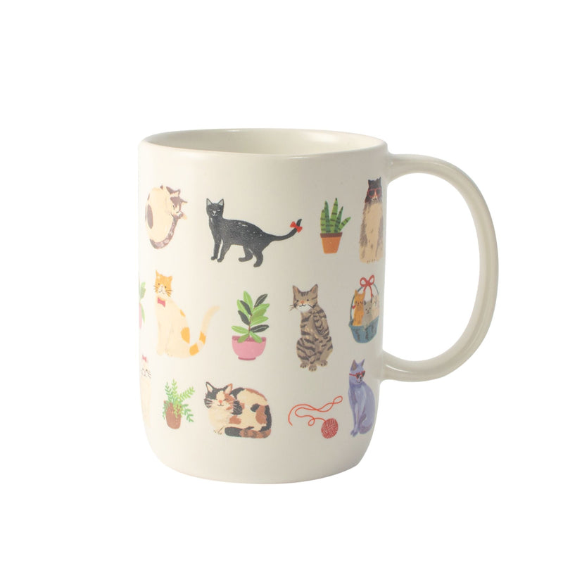 Cat Stoneware Mug, 16-oz M7L4