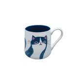 Durable Stoneware Cat Mug, Blue, 18-oz X3S3 - product image 1