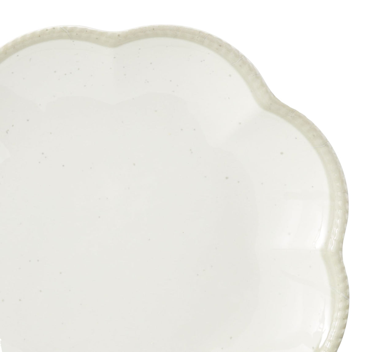Scalloped Side Plate, BPA-free, Plastic, Ivory Colour U8G4 - product image 3