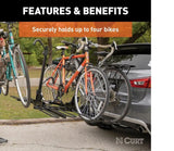 18087 Tray-Style Hitch-Mounted Bike Rack (4-Bike, 2-in Shank) Y8X9 - product image 7