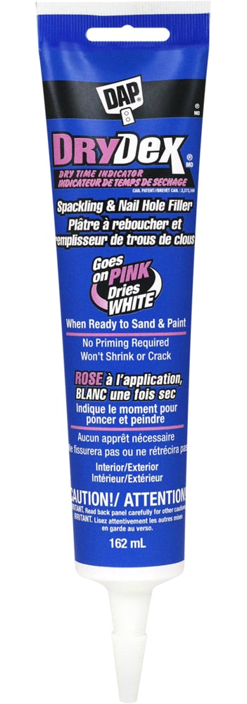 DryDex Spackling Nail & Hole Repair Filler with Dry Time Indicator, Shrink-Proof, 162-mL A4Q3