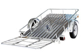 DK2 4x6-ft Single-Axle Open Rail Galvanized Utility Trailer N0X1 - product image 4