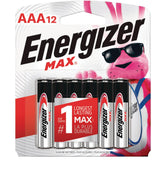 Max 12-pk AAA Alkaline Batteries, Long Lasting, All Purpose X7C7 - product image 1