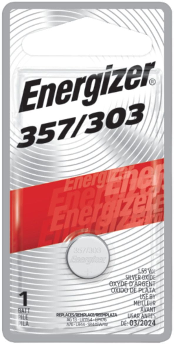 Silver Oxide 1-pk 357 LR44 AG13 303 A76 1.5V / 1.5 Volt Button Coin Cell Battery T8H1