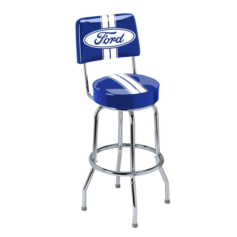 Swivel Bar Stool with Backrest A2W6