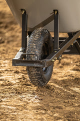 Heavy-Duty Easy Pivot/Dump Steel Tub Wheelbarrow, Steel Tray, 6-cu-ft K7O1 - product image 5