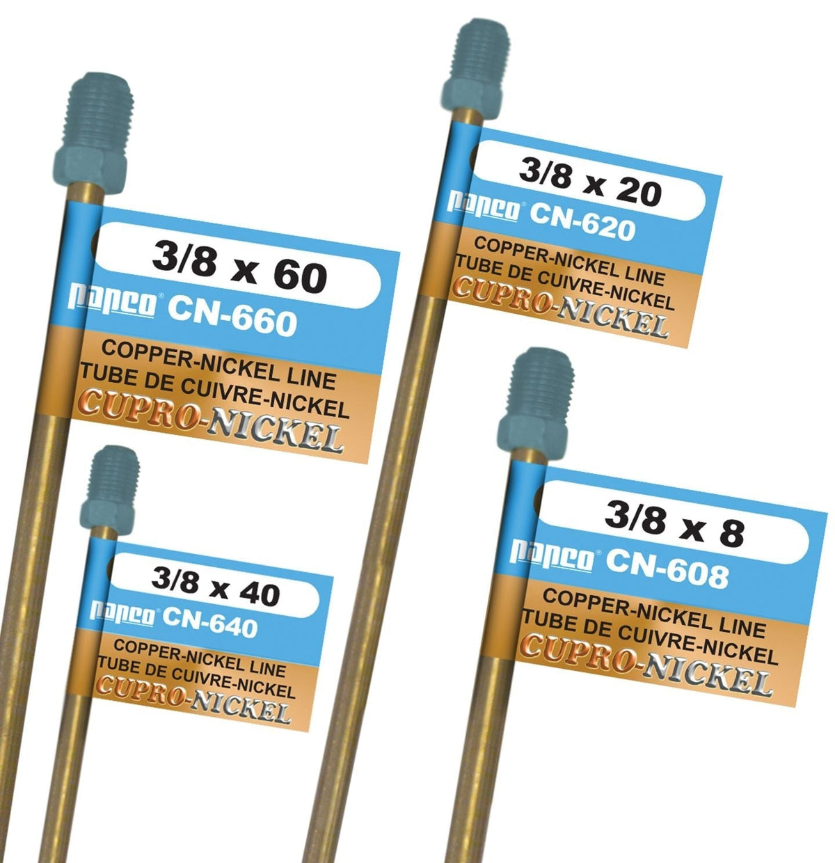 CN660 Copper Nickel Brake Line, Standard, 60 x 3/8-in Please make sure this part fits your need E3B3 - product image 1