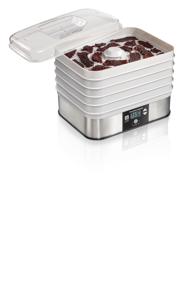 Digital Food Dehydrator with Adjustable Thermostat, Grey E9I5 - product image 3