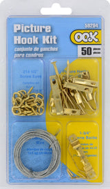 Picture Hanging Kit with Sawtooth Hangers and Screws, 50-pc W6Q5 - product image 1