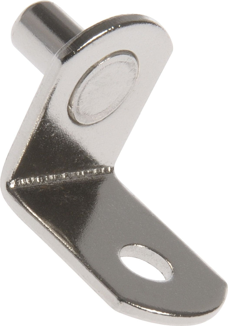 Shelf Support, For Book Shelves, 0.24-in, Nickel M3V3