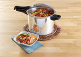 Stovetop Pressure Cooker, Aluminum, 4-L Q6P9 - product image 2