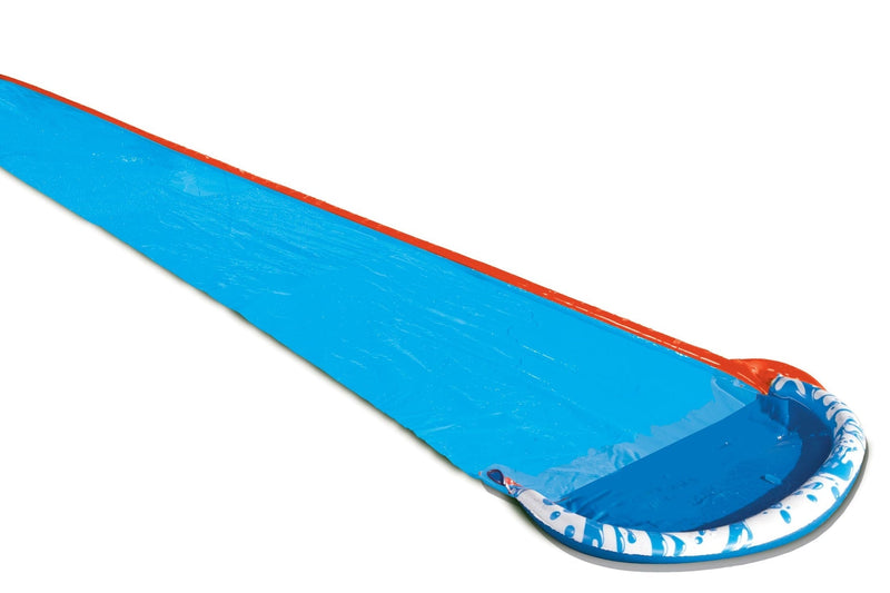 Soak N' Splash Water Slide Slip & Slide with Sprinkler, Blue, 16-ft, Ages 5+, for Beach/Pool Fun Activities Z9M9