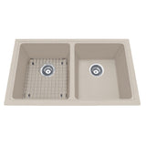 Mythos Kitchen Granite Undermount Double Sink, 31 9/16-in X9R1 - product image 1