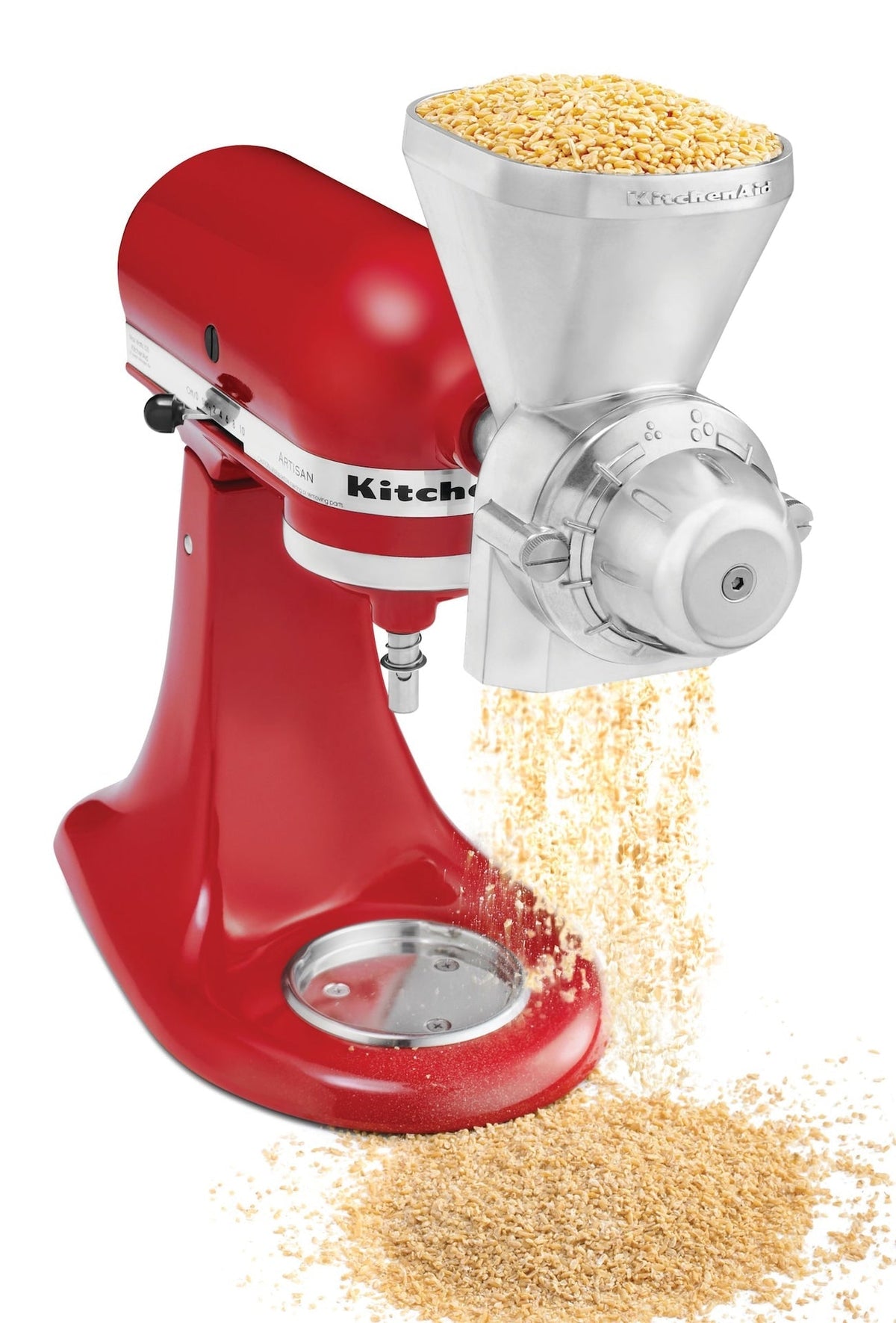 Grain Mill Stand Mixer Attachment with 12 Grind Levels P2V8 - product image 4