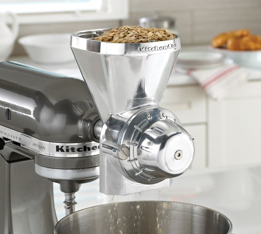 Grain Mill Stand Mixer Attachment with 12 Grind Levels P2V8 - product image 7