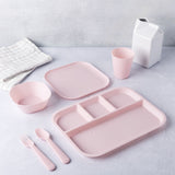 Kids' Plastic Dinnerware Set, Serves 4, 24-pc, Dishwasher Safe G5S0 - product image 6