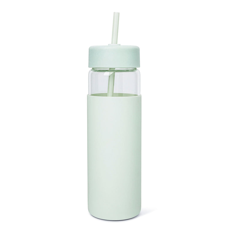 Swing Glass Tumbler with Straw, 24-oz, Assorted Colours G2P6