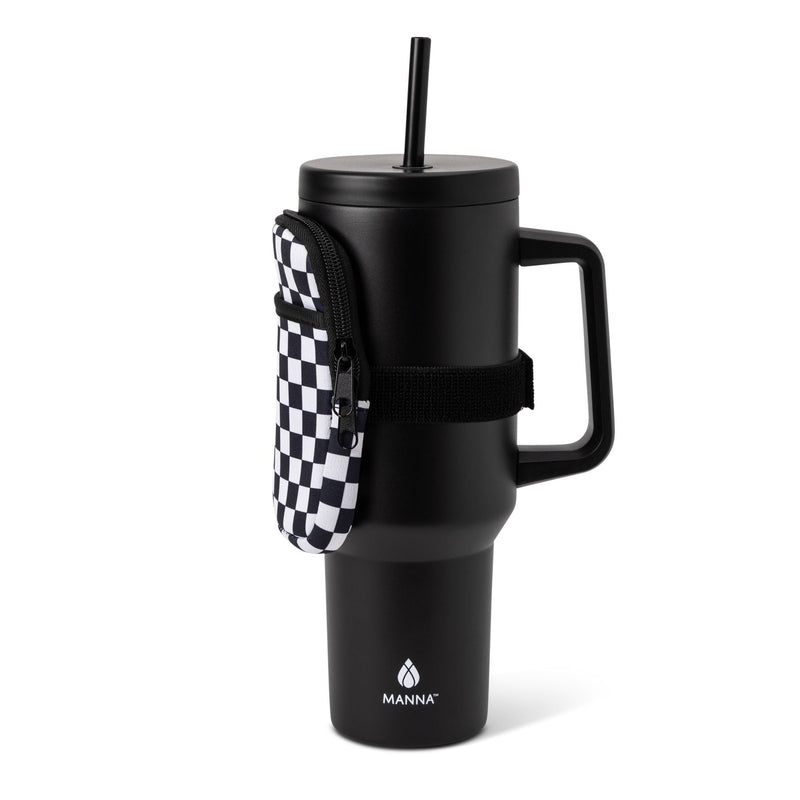 Swivel Stainless Steel Tumbler with Bag, 40-oz Q1J2